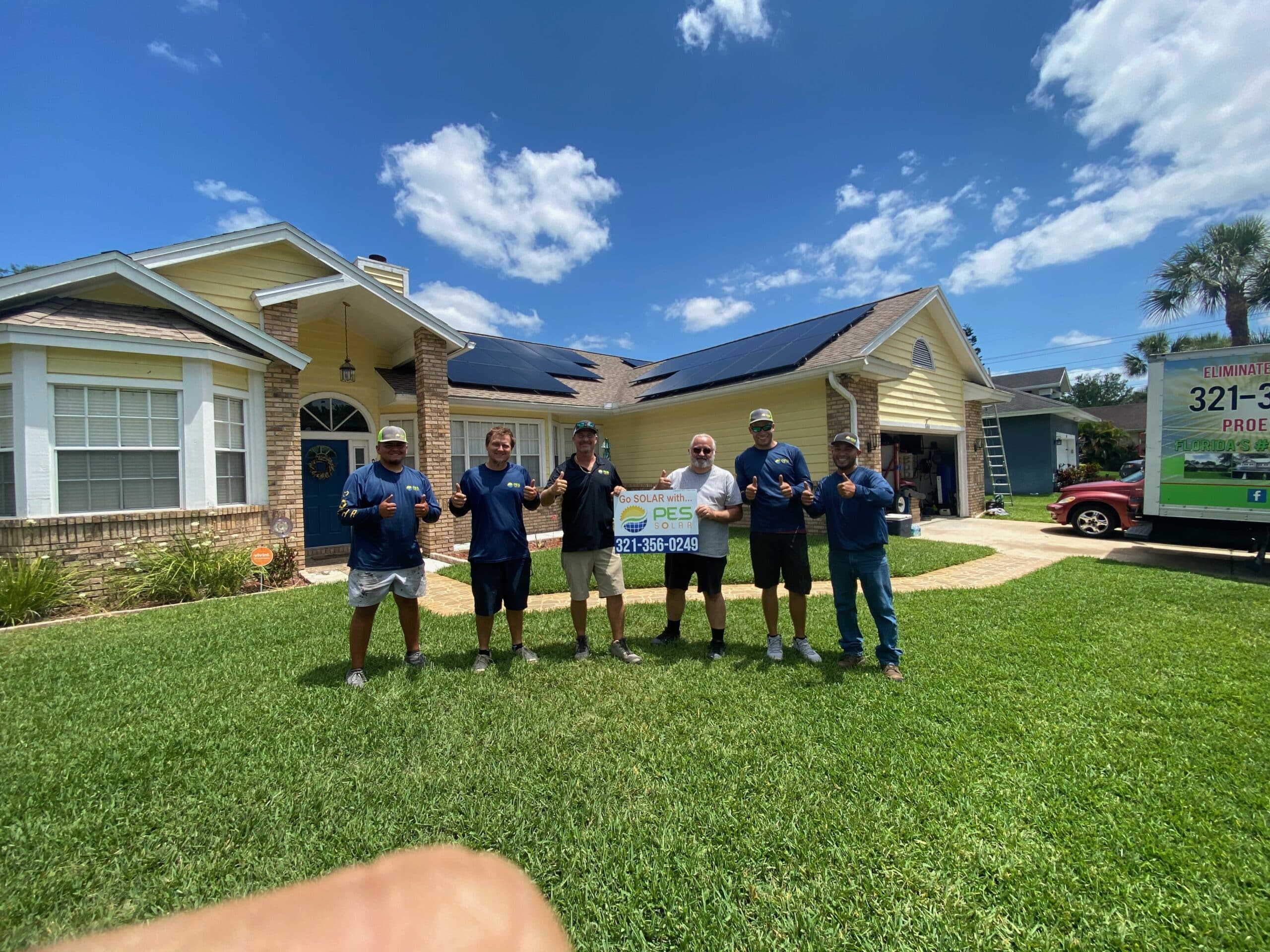 Solar Company Happy Customers - Solar Panel Installation On Roof Solar Company Happy Customers - Solar Panel Installation On Roof