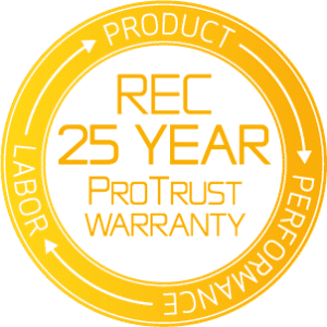 Rec 25 Year Solar Warranty Logo